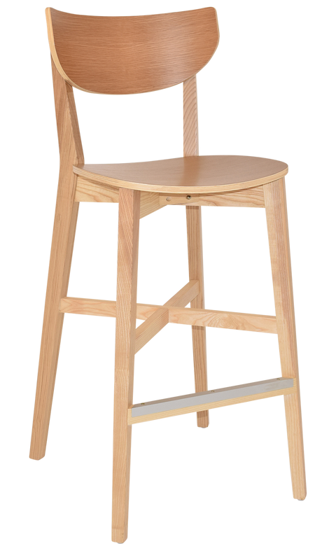 EZ Rialto Stained Solid Timber Framed Barstool