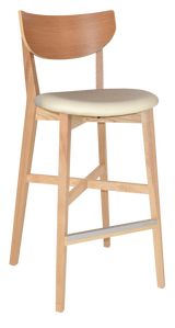 EZ STOOL RIALTO NATURAL - GRAVITY NAVY