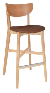 EZ STOOL RIALTO NATURAL - GRAVITY NAVY