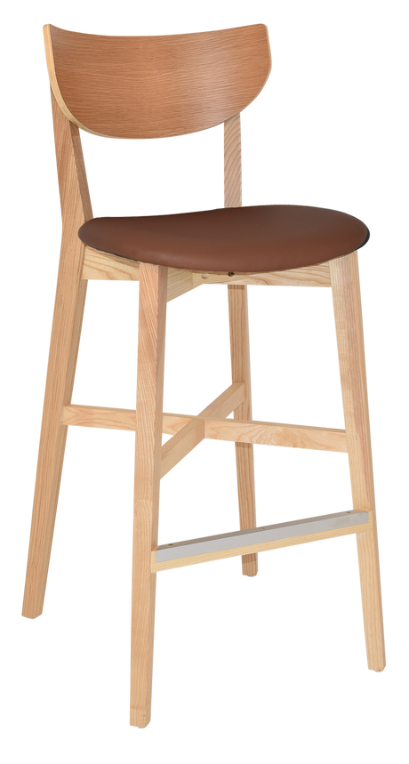 EZ Rialto Stained Solid Timber Framed Barstool