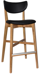 EZ STOOL RIALTO UPH 2 BLACK - VINYL BLACK