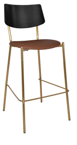 EZ STOOL TEXAS BRASS - BLACK