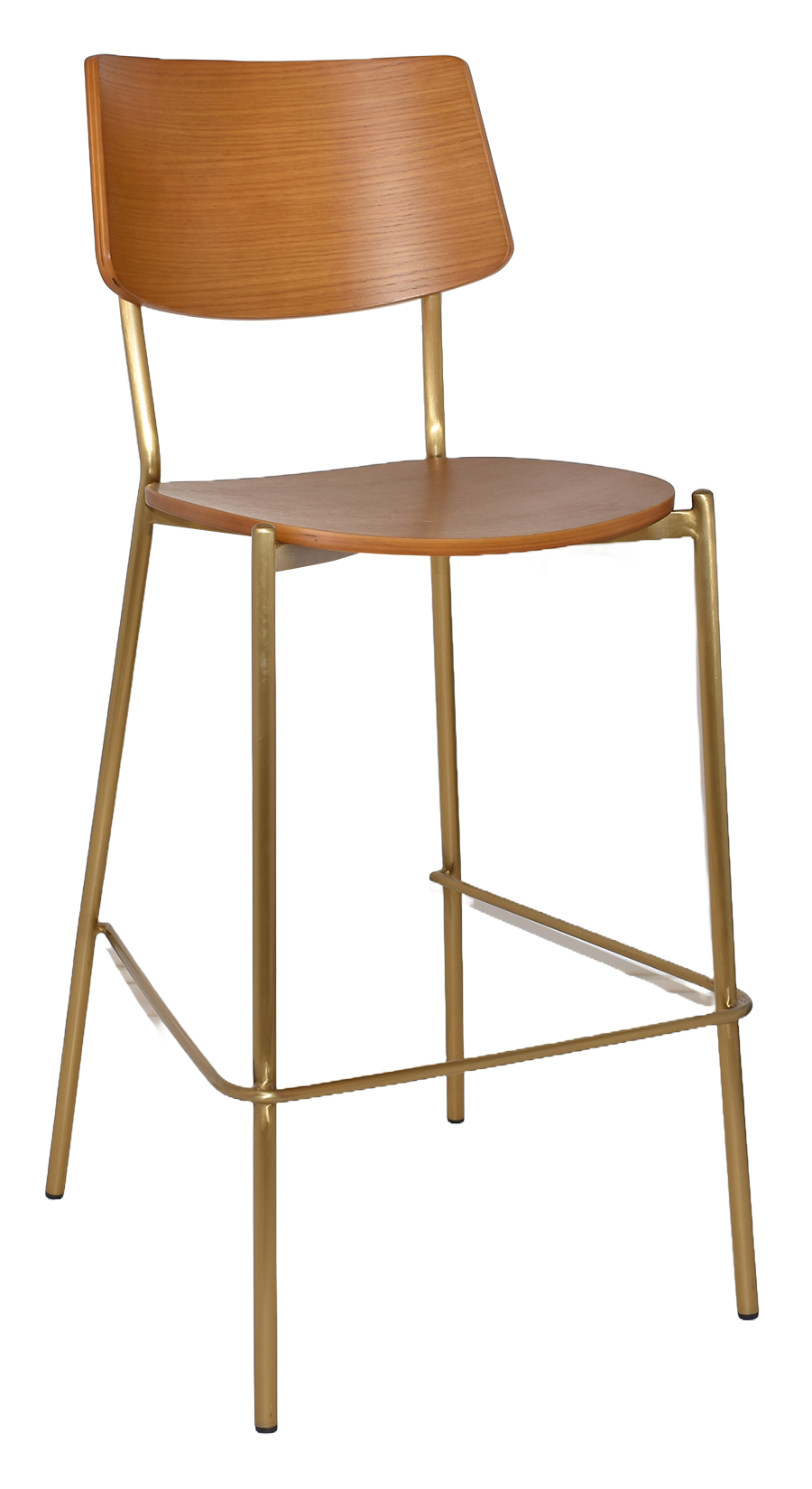 EZ STOOL TEXAS BRASS - LIGHT OAK