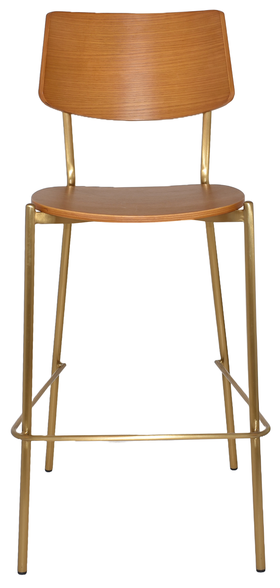 EZ STOOL TEXAS BRASS - LIGHT OAK