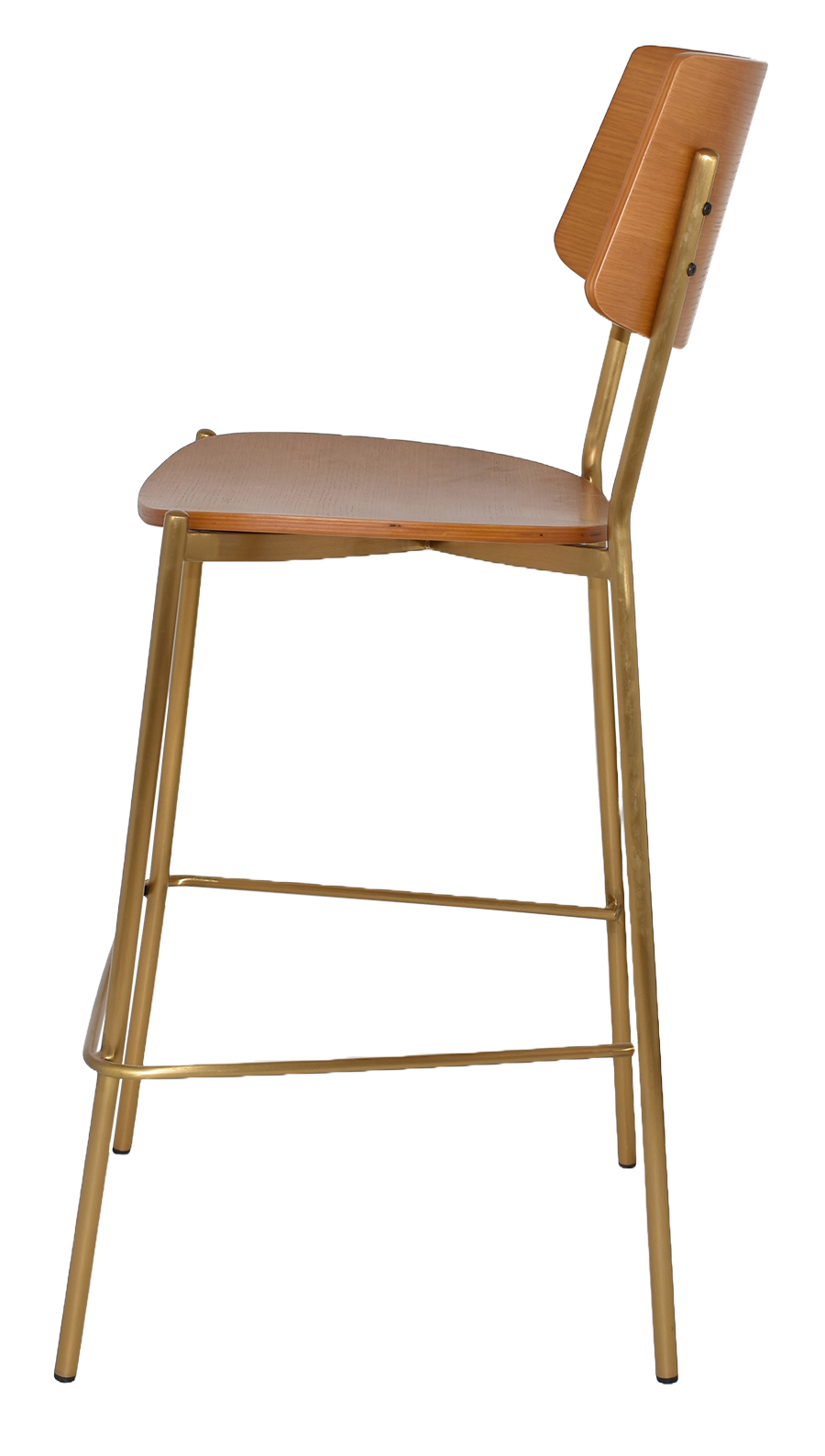 EZ STOOL TEXAS BRASS - LIGHT OAK