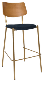 EZ STOOL TEXAS BRASS - LIGHT OAK