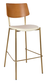 EZ STOOL TEXAS BRASS - LIGHT OAK