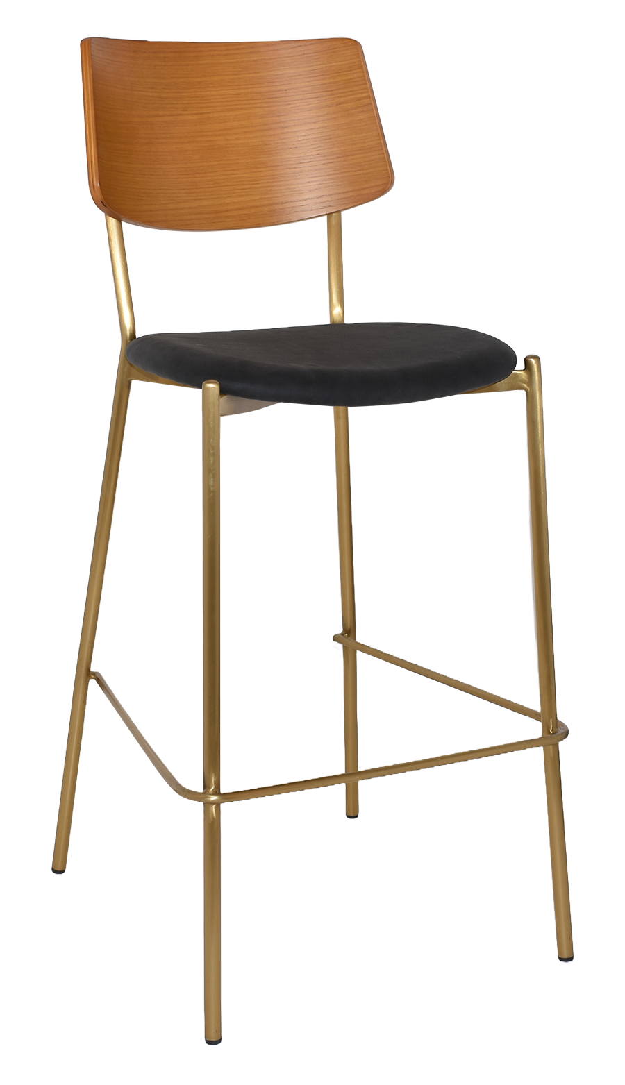 EZ STOOL TEXAS BRASS - LIGHT OAK