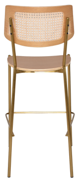 EZ STOOL TEXAS BRASS - RATTAN NATURAL