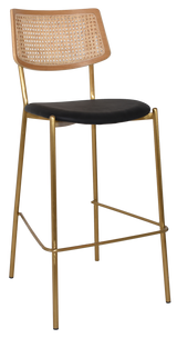 EZ STOOL TEXAS BRASS - RATTAN NATURAL
