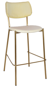 EZ STOOL TEXAS BRASS - UNUPHOLSTERED (BACK & SEAT)
