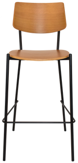 EZ STOOL TEXAS BLACK - LIGHT OAK
