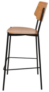 EZ STOOL TEXAS BLACK - LIGHT OAK