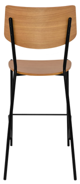 EZ STOOL TEXAS BLACK - LIGHT OAK