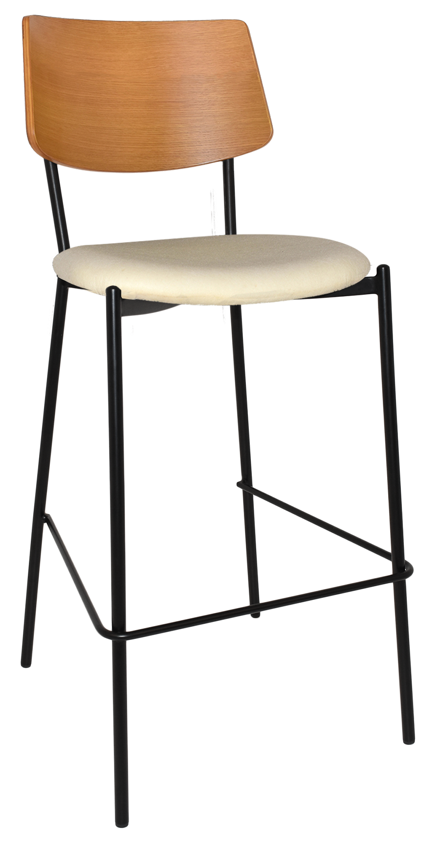 EZ STOOL TEXAS BLACK - LIGHT OAK