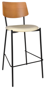 EZ STOOL TEXAS BLACK - LIGHT OAK