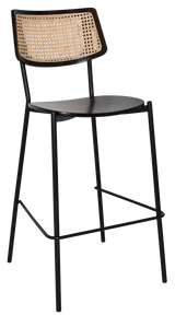 EZ STOOL TEXAS BLACK - RATTAN BLACK