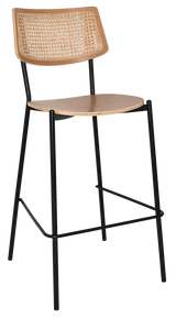 EZ STOOL TEXAS BRASS - RATTAN NATURAL