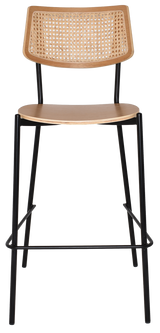 EZ STOOL TEXAS BRASS - RATTAN NATURAL
