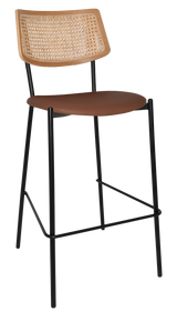 EZ STOOL TEXAS BRASS - RATTAN NATURAL