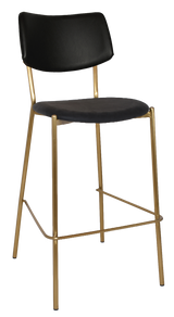 EZ STOOL TEXAS BRASS - UNUPHOLSTERED (BACK & SEAT)