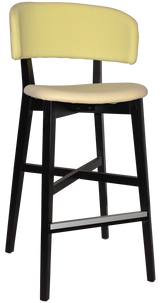 EZ STOOL TORINO BLACK - UNUPHOLSTERED (BACK & SEAT)
