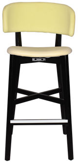 EZ STOOL TORINO BLACK - UNUPHOLSTERED (BACK & SEAT)