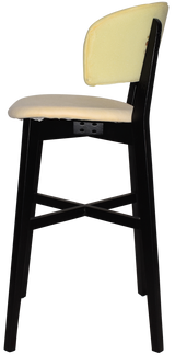 EZ STOOL TORINO BLACK - UNUPHOLSTERED (BACK & SEAT)