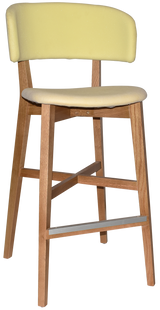EZ STOOL TORINO BLACK - UNUPHOLSTERED (BACK & SEAT)