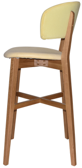 EZ STOOL TORINO BLACK - UNUPHOLSTERED (BACK & SEAT)