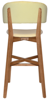 EZ STOOL TORINO BLACK - UNUPHOLSTERED (BACK & SEAT)