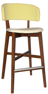 EZ STOOL TORINO BLACK - UNUPHOLSTERED (BACK & SEAT)