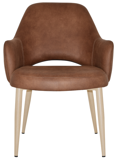 EZ Albury Birch Metal Leg Upholstered Hospitality XL Armchair