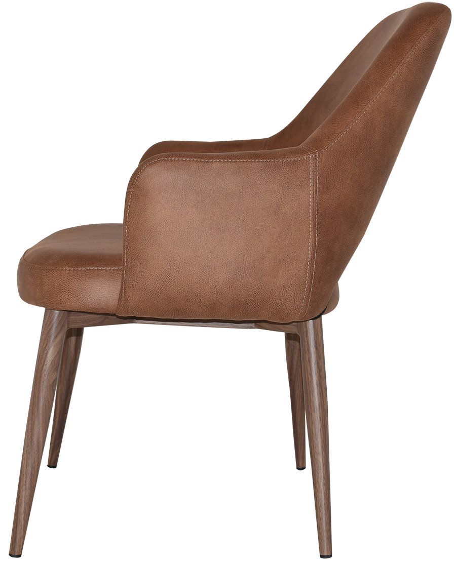 EZ XL TUB ALBURY METAL LIGHT WALNUT