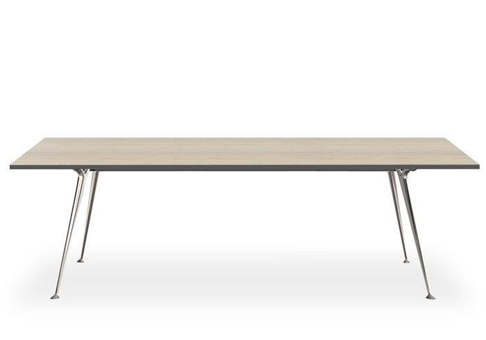 DD Kato Boardroom Table with Polished Steel Frame