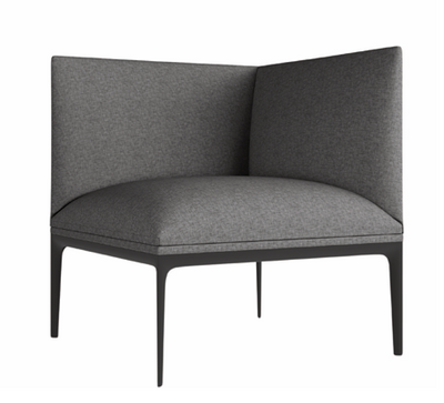 DD Kinetic L-Shape Fabric Upholstered Breakout Seating