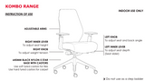 ST Kombo Medium Back Ergonomic Executive Chair