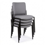 MA Lazer 40 Fabric or Vinyl Upholstered Stackable Visitor Chair