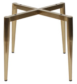 EZ Albury Brass Colour Stainless Steel Leg Upholstered Hospitality Dining Chair