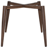 EZ Albury Walnut Colour Metal Leg Upholstered Hospitality Dining Chair