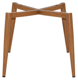 EZ Albury Oak Stained Metal Leg Upholstered Hospitality Dining Chair