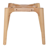 EZ Albury Solid Ash Timber Natural Stained Upholstered Hospitality Dining Chair