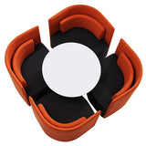 ST Leaf Low Back Fabric Upholstered Breakout Seating