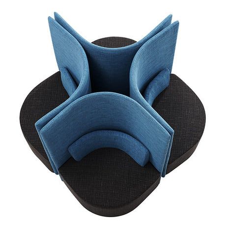 ST Leaf High Back Fabric Upholstered Breakout Seating