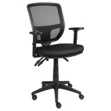 MA Lily Mesh Back Black Base Task Chair with Arms