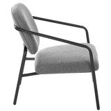 ST Lush Metal Legs Fully Upholstered Breakout Chair