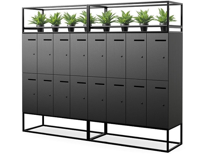 DD 8 Door Welded Garden Lockers