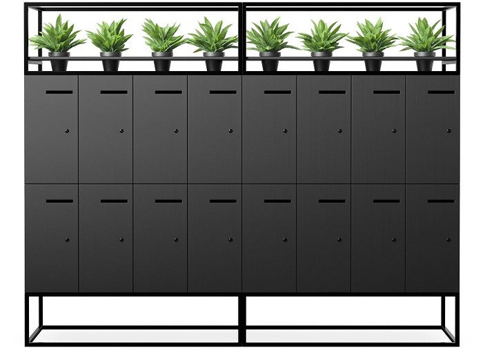 DD 8 Door Welded Garden Lockers