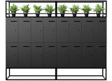 DD 8 Door Welded Garden Lockers