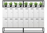 DD 8 Door Welded Garden Lockers